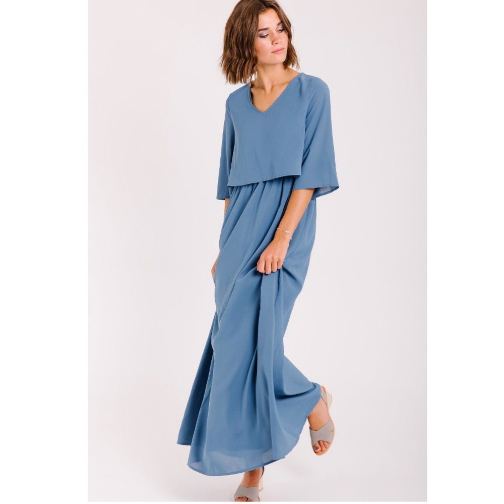 NWT Piper & Scoot Bertram Bib Maxi Dress